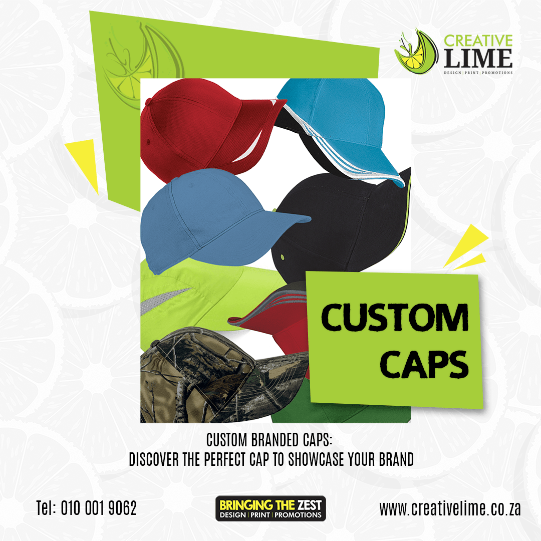 Custom Branded Caps in Rosebank
