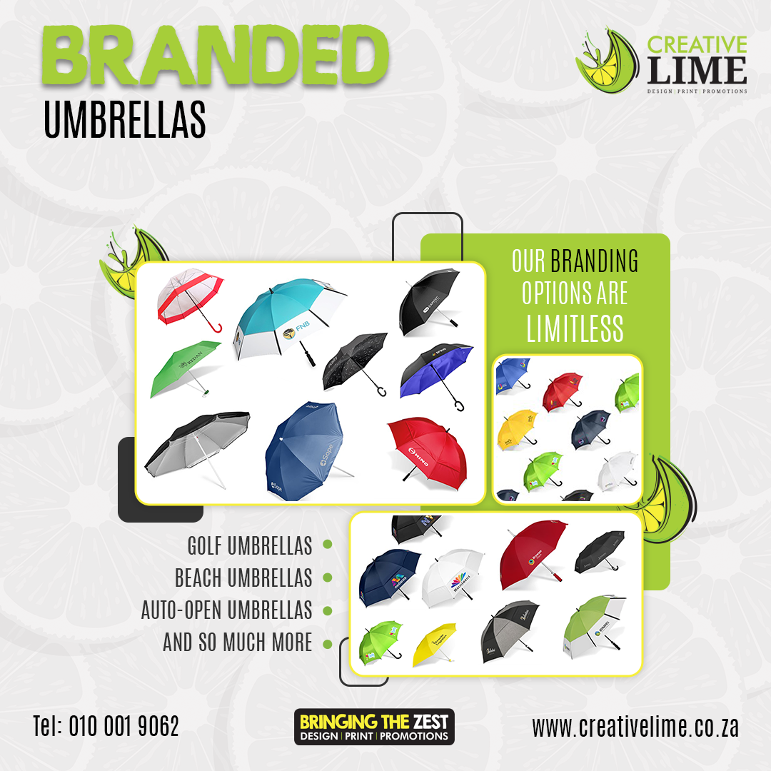 Personalised Promotional Umbrellas in Soweto