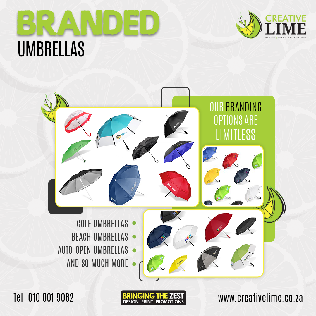 Personalised Promotional Umbrellas in Potchefstroom